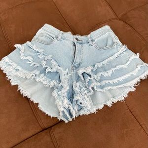 Vibrant Denim Short - Size M